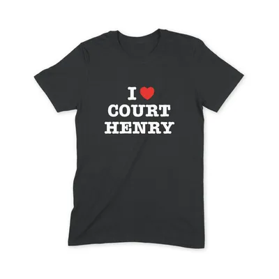 I Love Court Henry T Shirt - Image 1