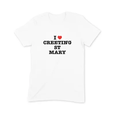 I Love Creeting St Mary T Shirt