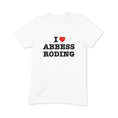 I Love Abbess Roding T Shirt - Image 3