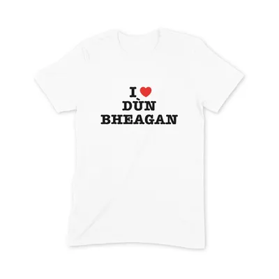 I Love Dùn Bheagan T Shirt - Image 3