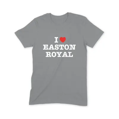 I Love Easton Royal T Shirt - Image 2