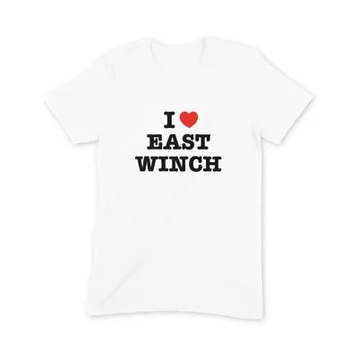 I Love East Winch T Shirt - Image 3