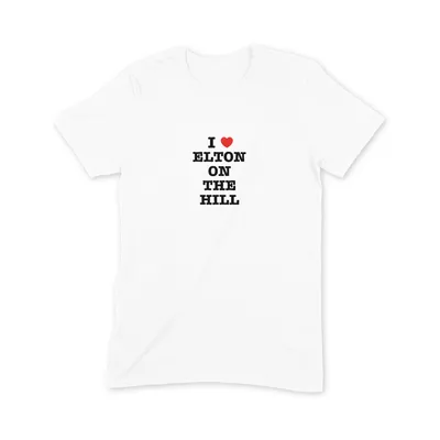 I Love Elton on the Hill T Shirt - Image 3