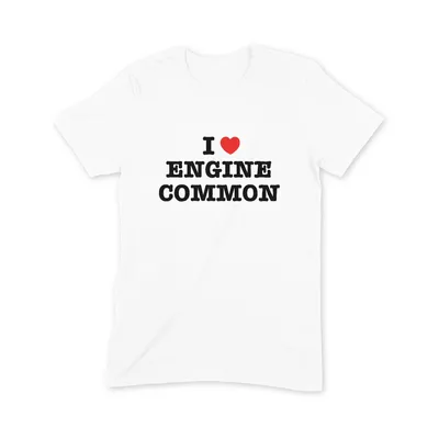 I Love Engine Common T Shirt - Image 3