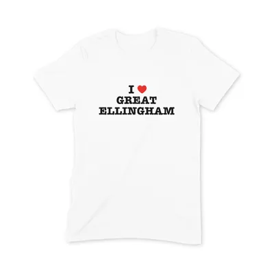 I Love Great Ellingham T Shirt - Image 3