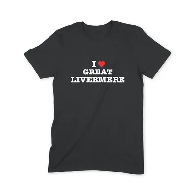 I Love Great Livermere T Shirt - Image 1