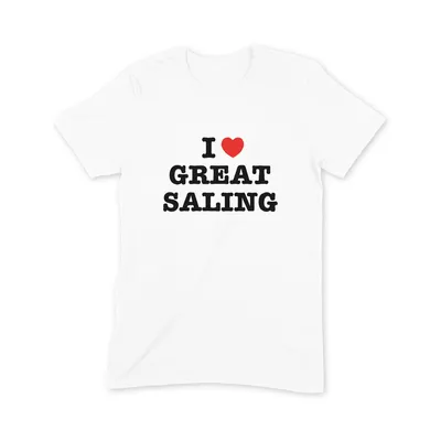 I Love Great Saling T Shirt - Image 3