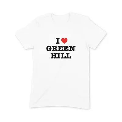 I Love Green Hill T Shirt - Image 3