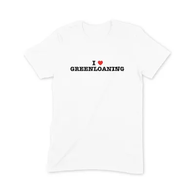 I Love Greenloaning T Shirt - Image 3