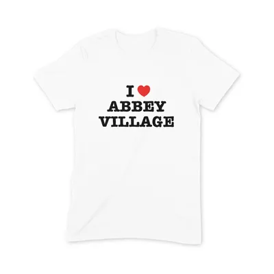 I Love Abbey Village T Shirt - Image 3