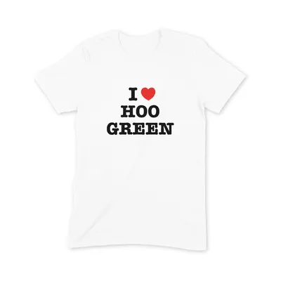 I Love Hoo Green T Shirt - Image 3
