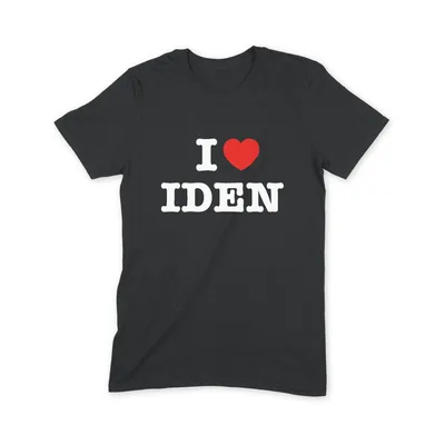 I Love Iden T Shirt - Image 1