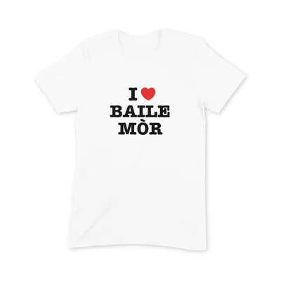 I Love Baile Mòr T Shirt - Image 3