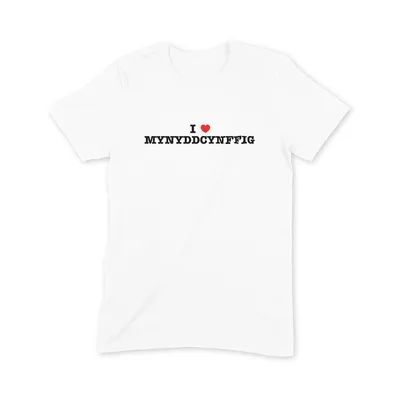I Love Mynyddcynffig T Shirt - Image 3