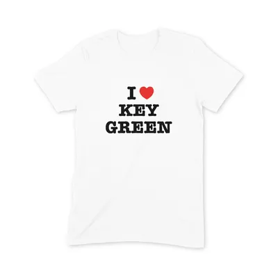I Love Key Green T Shirt - Image 3
