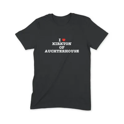 I Love Kirkton of Auchterhouse T Shirt - Image 1