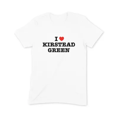 I Love Kirstead Green T Shirt - Image 3