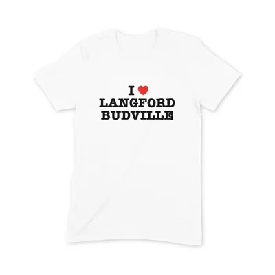 I Love Langford Budville T Shirt - Image 3