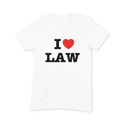 I Love Law T Shirt - Image 3