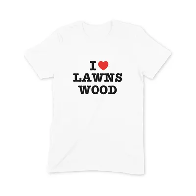I Love Lawns Wood T Shirt - Image 3