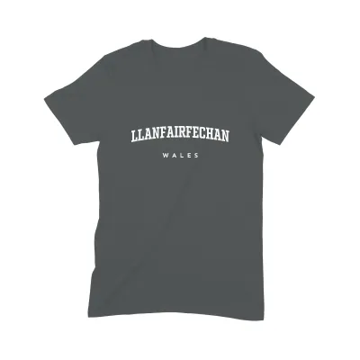 Llanfairfechan T Shirt (Varsity) - Image 2