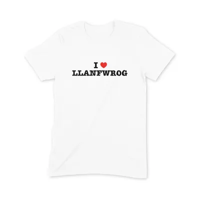 I Love Llanfwrog T Shirt - Image 3