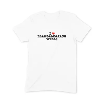 I Love Llangammarch Wells T Shirt - Image 3