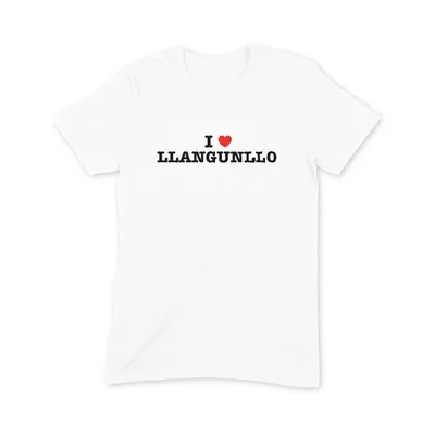 I Love Llangunllo T Shirt - Image 3