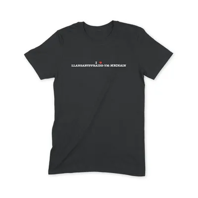I Love Llansantffraidd-ym-Mechain T Shirt - Image 1