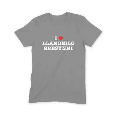 I Love Llandeilo Gresynni T Shirt - Image 2