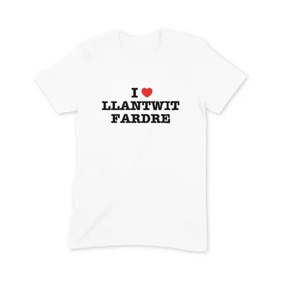 I Love Llantwit Fardre T Shirt - Image 3
