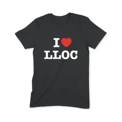 I Love Lloc T Shirt - Image 1