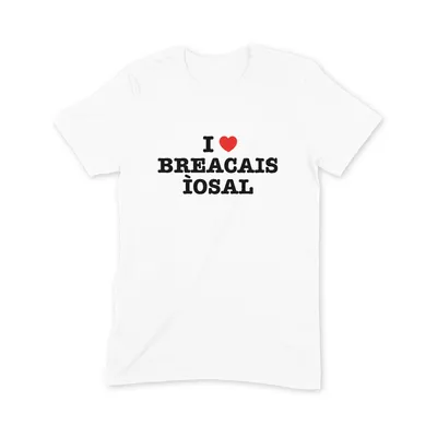 I Love Breacais Ìosal T Shirt - Image 3