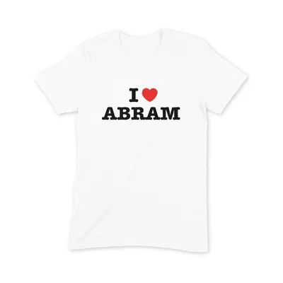 I Love Abram T Shirt - Image 3