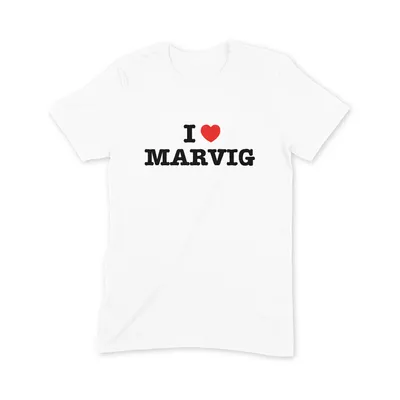 I Love Marvig T Shirt - Image 3