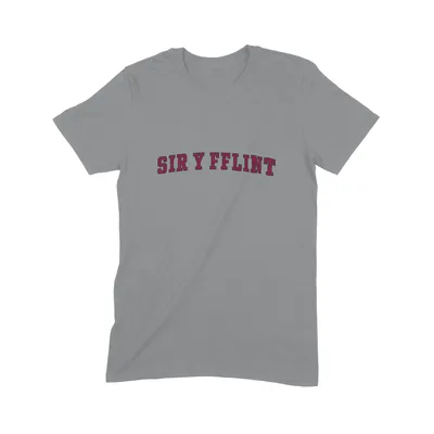 Sir y Fflint Varsity T-Shirt - Image 3