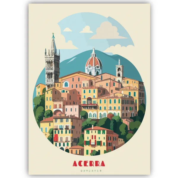 Tableau Acerra - Campanie - tableau décoratif Made in France