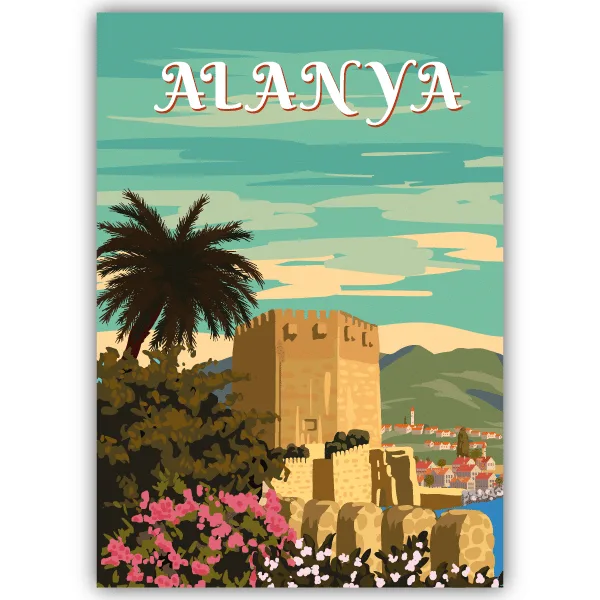 Tableau Alanya - Turquie - tableau décoratif Made in France