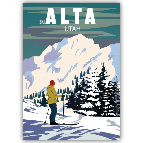 Tableau Alta - Utah - tableau décoratif Made in France
