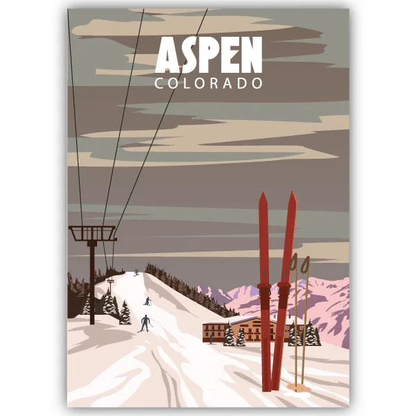 Tableau Aspen - Colorado - tableau décoratif Made in France