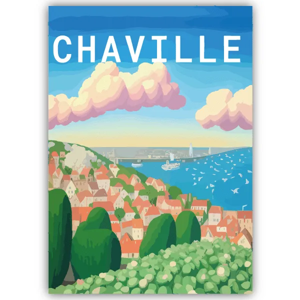 Tableau Chaville - France - tableau décoratif Made in France