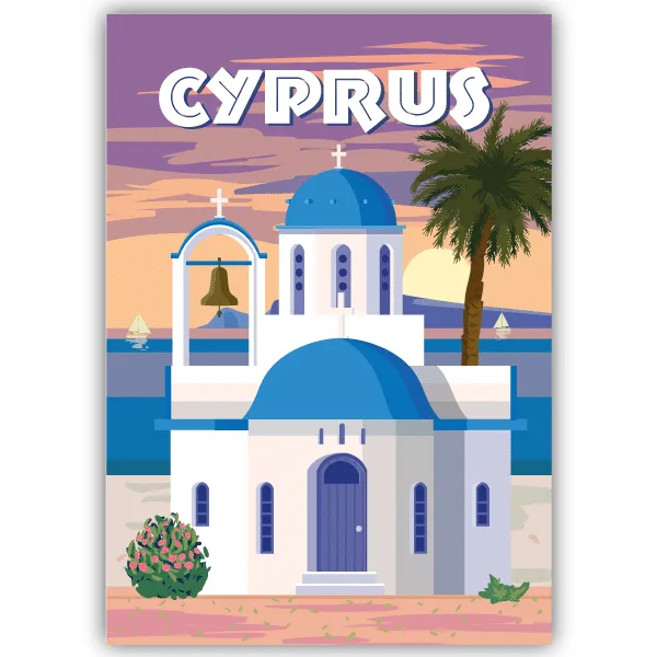 Tableau Chypre - tableau décoratif Made in France