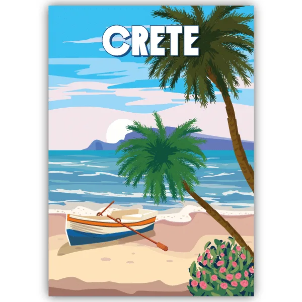 Tableau Crète - Grèce - tableau décoratif Made in France
