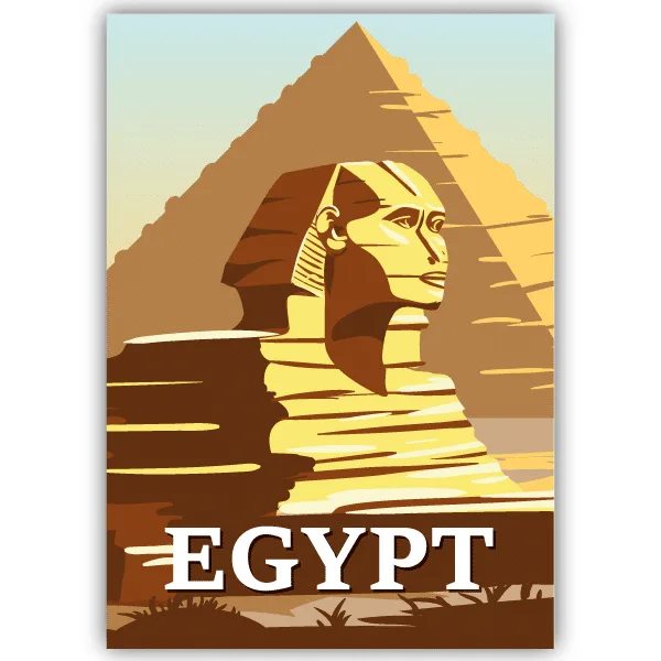 Tableau Égypte - tableau décoratif Made in France