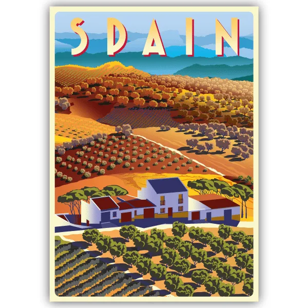 Tableau Espagne - tableau décoratif Made in France