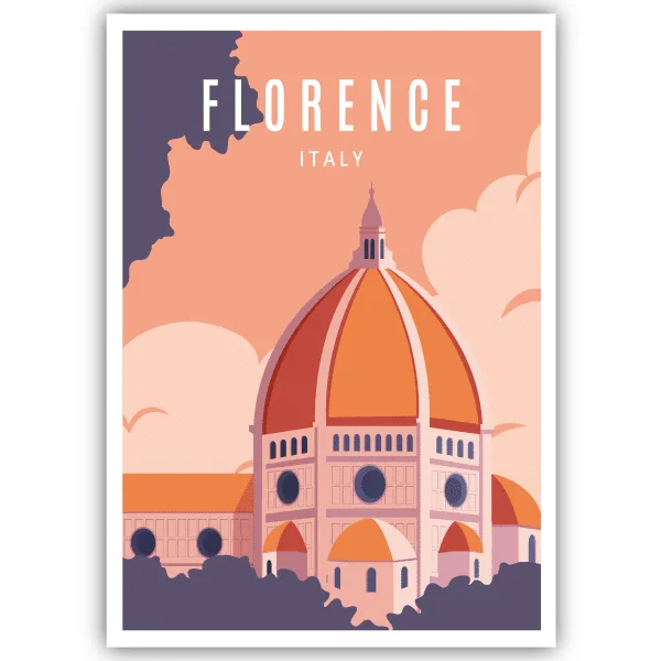 Tableau Florence - Italie - tableau décoratif Made in France