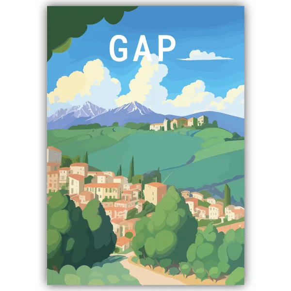 Tableau Gap - France - tableau décoratif Made in France