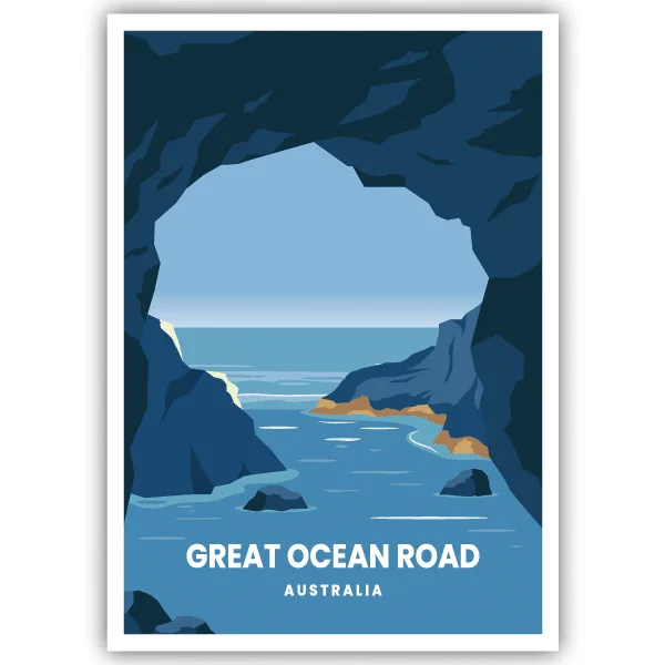 Tableau Great Ocean Road - Australie - tableau décoratif Made in France