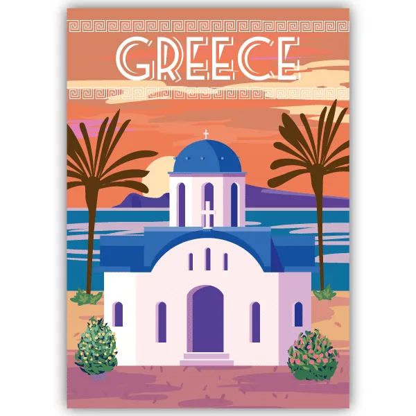 Tableau Grèce - tableau décoratif Made in France