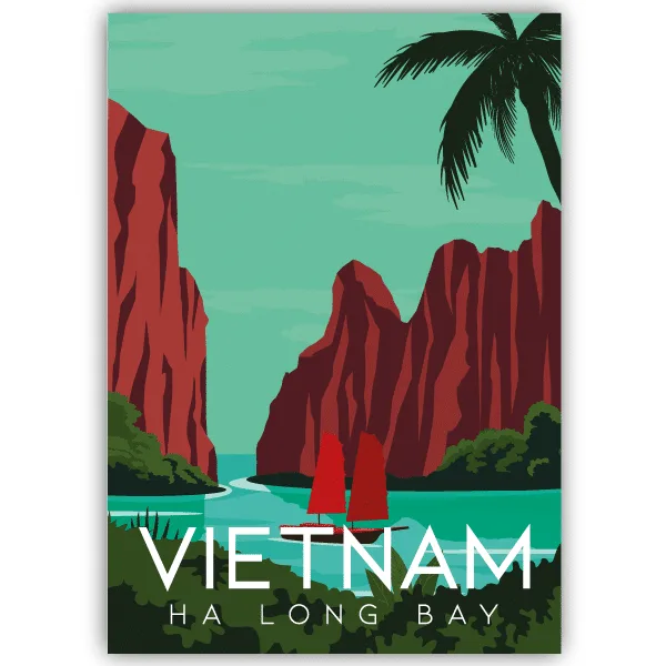 Tableau Hạ Long Bay - Vietnam - tableau décoratif Made in France